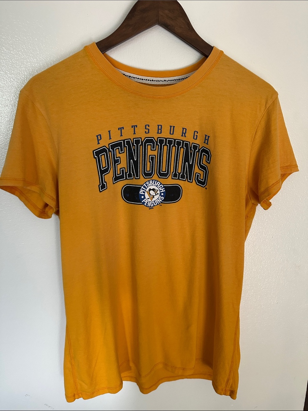 Gear For Sports Yellow Pittsburgh Penguins Tee